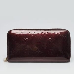 Louis Vuitton Amarante Monogram Vernis Zippy Wallet